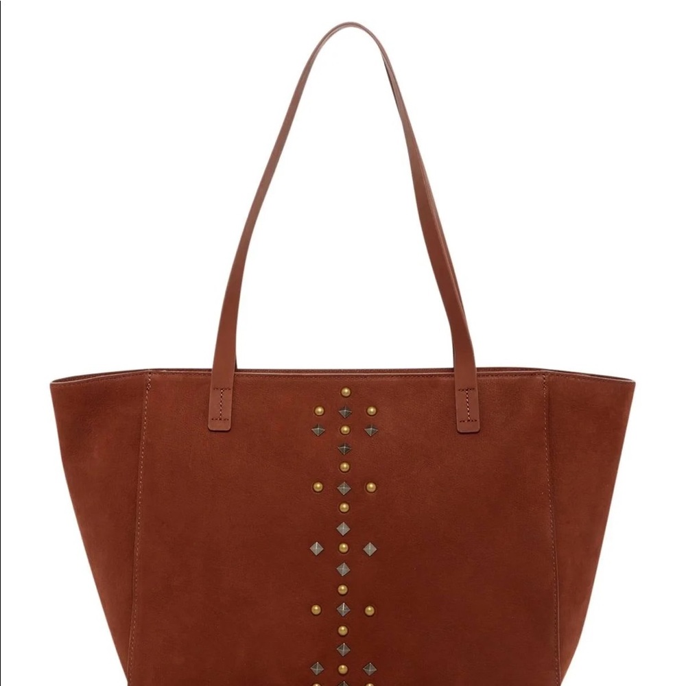 $248 Lucky Brand Kiva studded tote bag